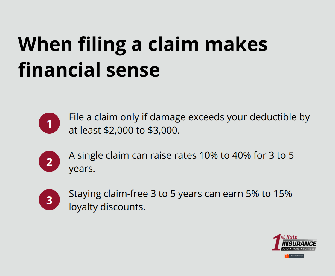 Rules of thumb to protect a claims-free discount and avoid costly surcharges - Home insurance discounts Washington